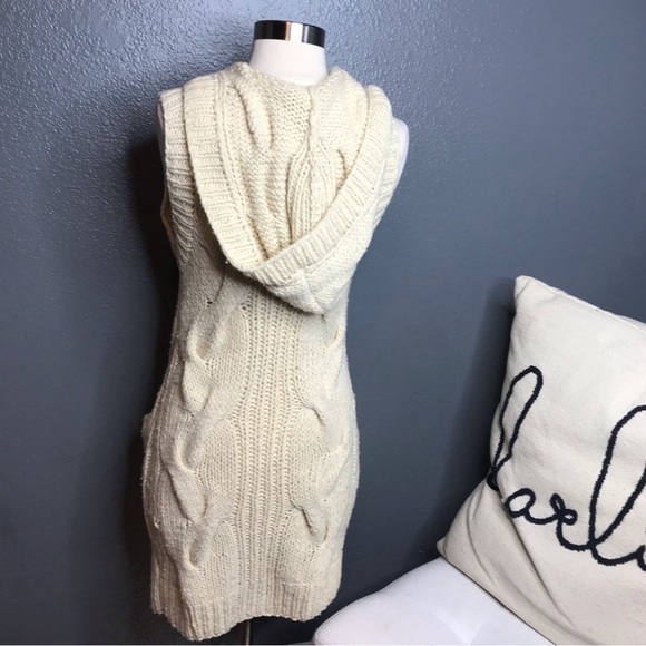 Free People cream knit vest size small - Picture 3 of 4